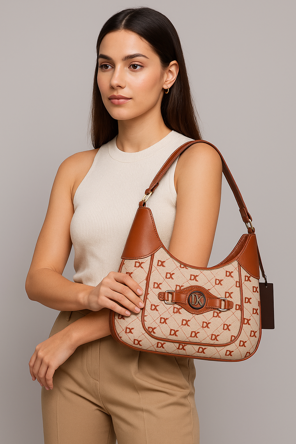 Diana Korr - Monogram Shoulder Bag