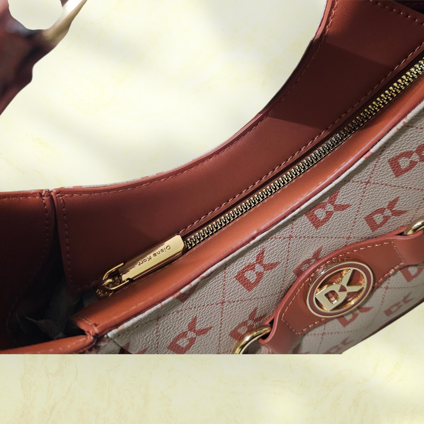 Diana Korr - Monogram Shoulder Bag