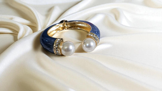 Midnight Pearl Luxe Cuff