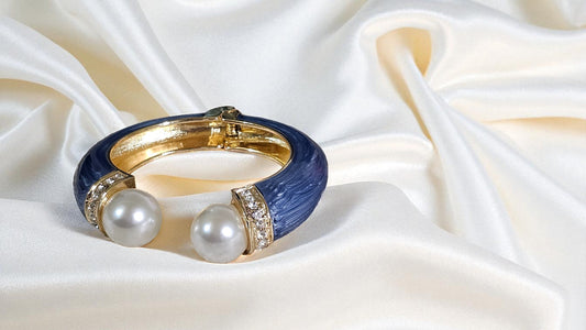 Midnight Pearl Luxe Cuff