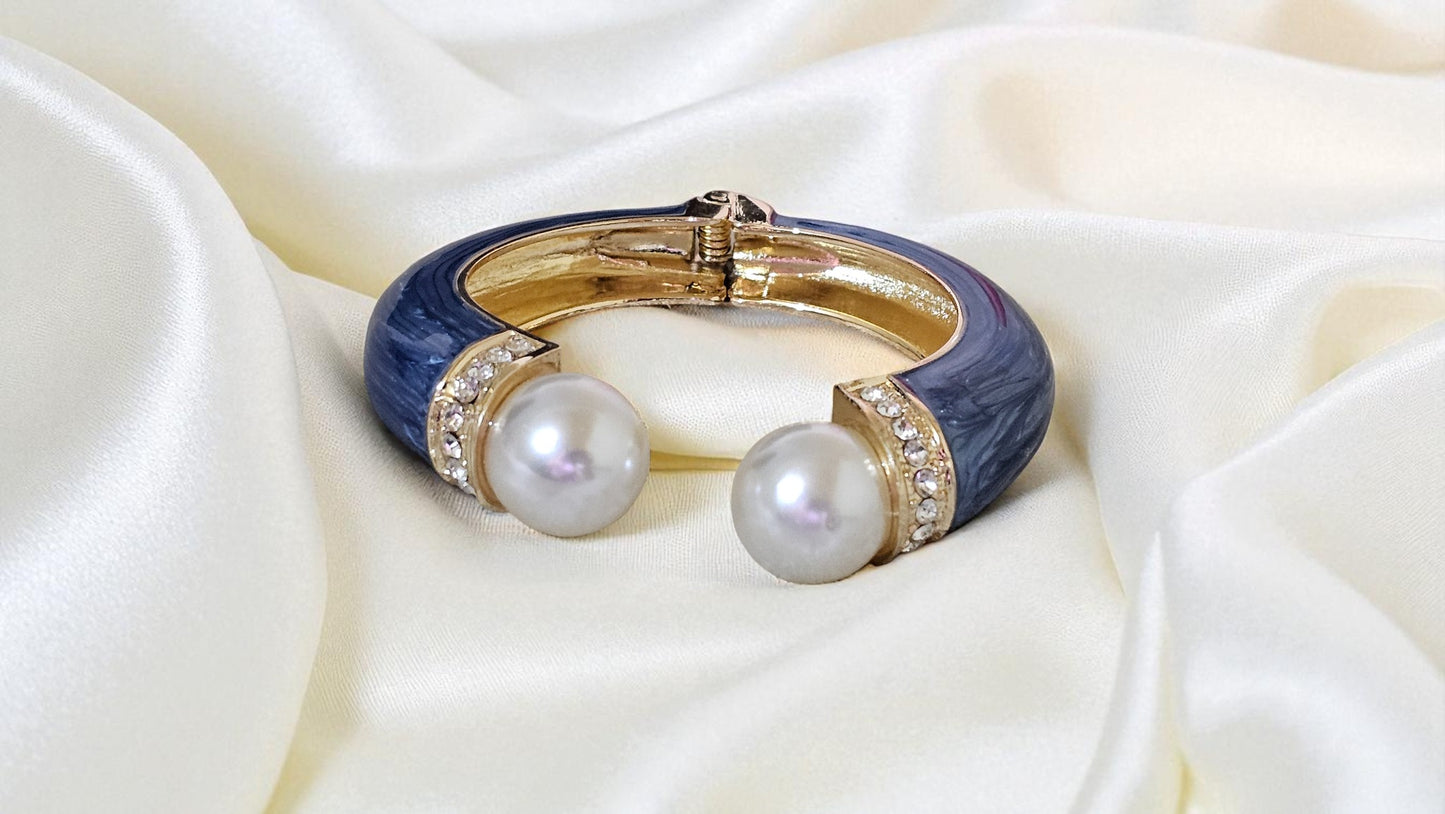 Midnight Pearl Luxe Cuff