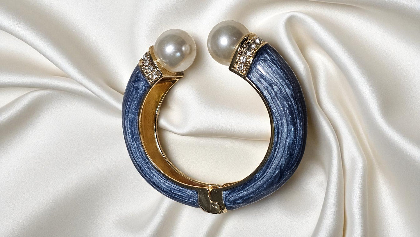 Midnight Pearl Luxe Cuff