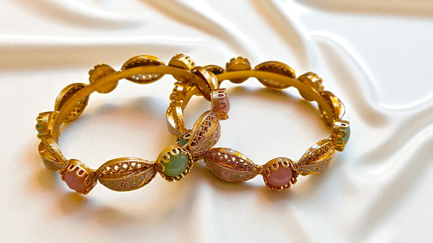 Royal Pastel Orb Bangles