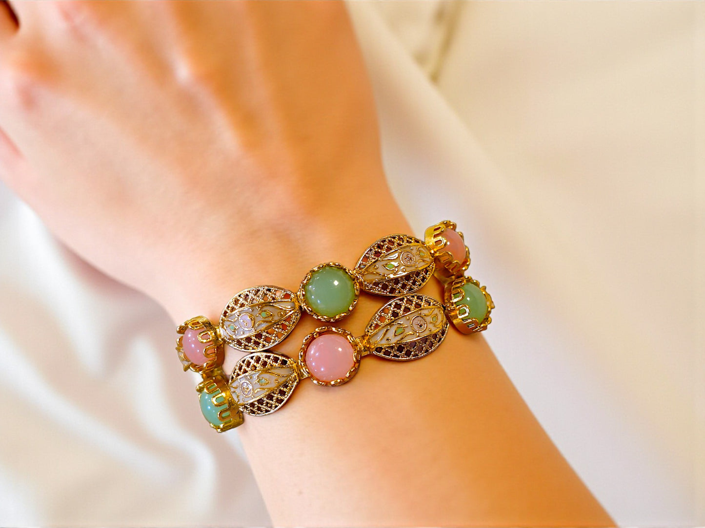 Royal Pastel Orb Bangles