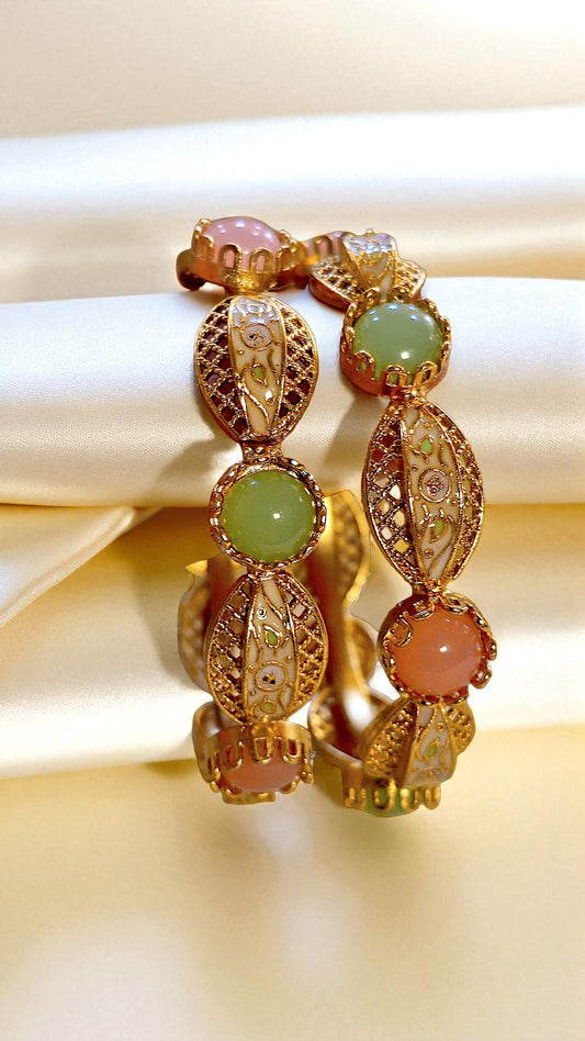 Royal Pastel Orb Bangles