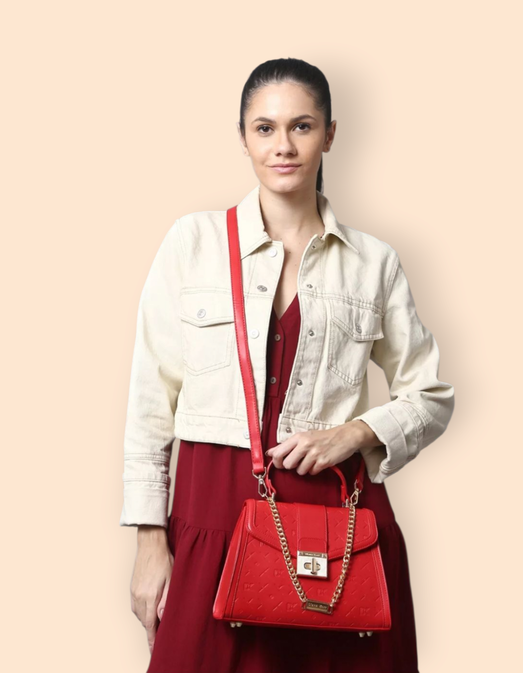 Diana Korr - CARONELLE Infinity Textured Structured Handheld Bag