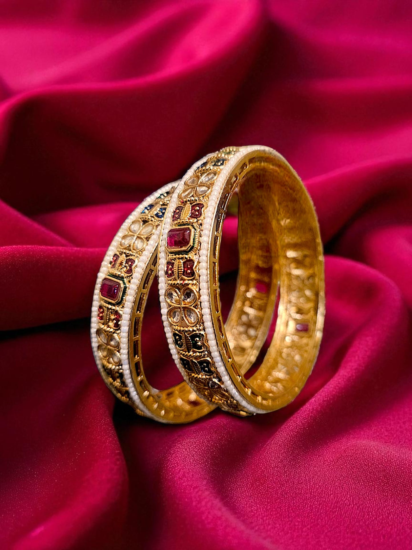 Royal Rajwadi Meenakari Bangles